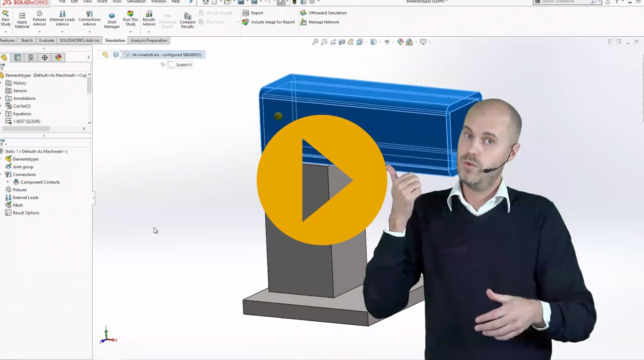 Simulation Webinar WEBINAR: Simulering - Börja enkelt och på rätt sätt | SolidEngineer