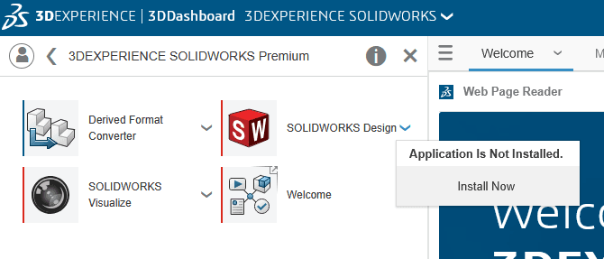 Installera SOLIDWORKS Design