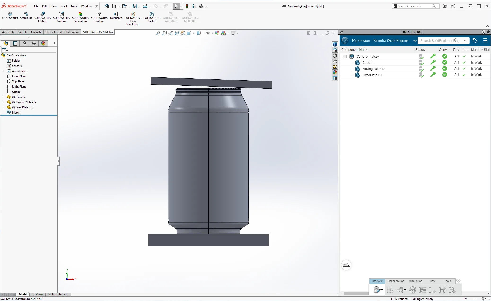 3DEXPERIENCE addin i SOLIDWORKS