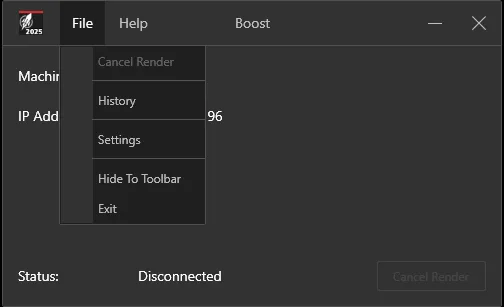 Visualize Boost Settings