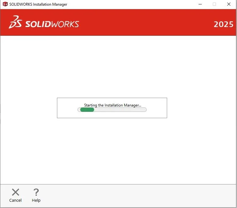 Letar efter uppdatering av SOLIDWORKS
