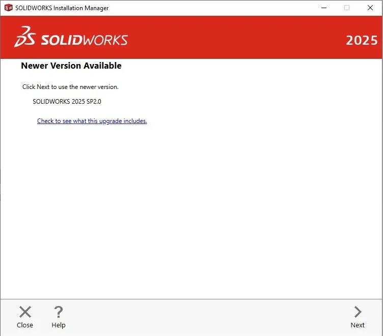 Väl uppdatering av SOLIDWORKS