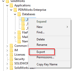 Exportera ur RegEdit