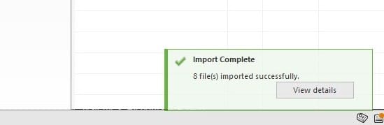 Import Model done