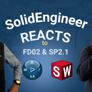 Björn och Alice reagerar på nyheter i SOLIDWORKS