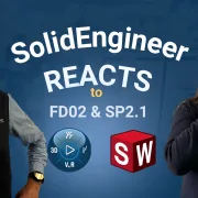 Björn och Alice reagerar på nyheter i SOLIDWORKS